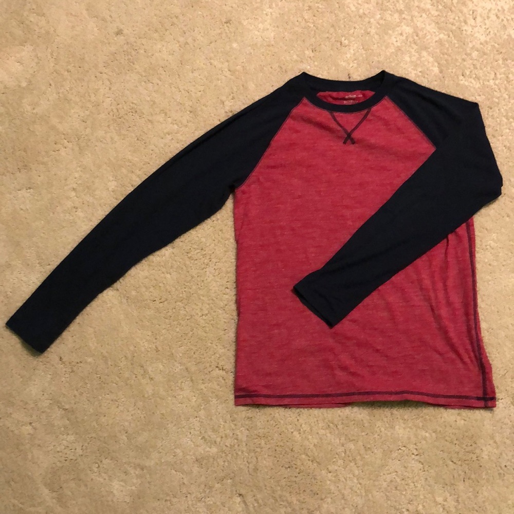 Red Baseball Tee